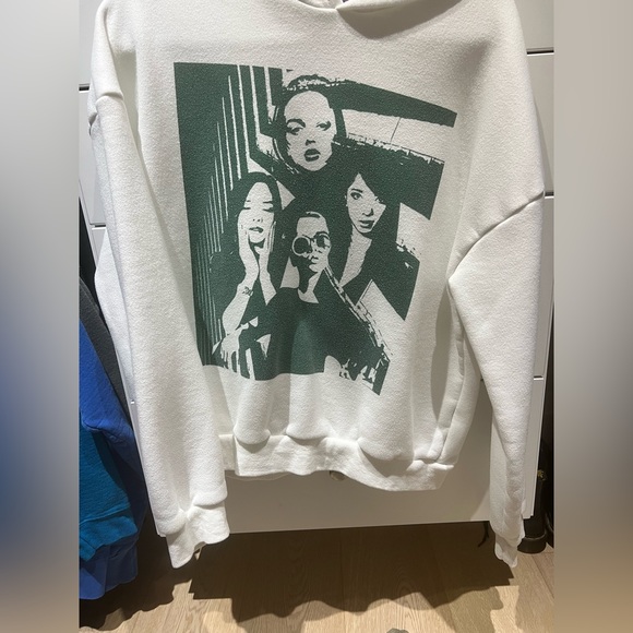 Edikted Mono Print Hoodie - Picture 3 of 3